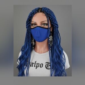 Royal Blue Unisex Face Mask Reusable Washable